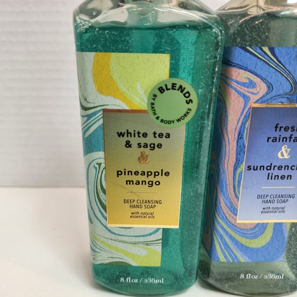 🆕 BLENDS BBW Deep Cleansing Gel Hand Soap (2) NEW Bath & Body Works - Picture 2 of 7